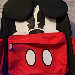 Loungefly Black, Red & White Disney Patch Backpack